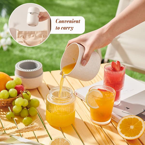 Lime- och citronpress och citruspress — Manuell press för apelsiner, citroner och grapefrukt — Bärbar juicepress