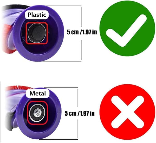 Kompatibel med Dyson V8 dammsugarborstrulle ersättning | Artikelnummer 967485-01