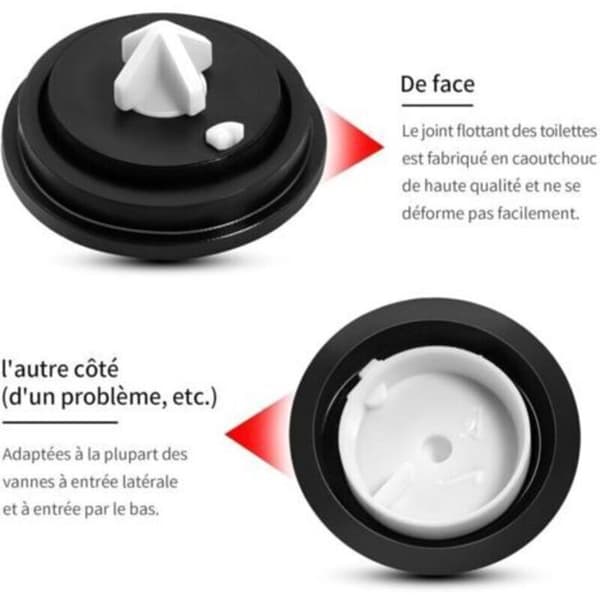4-pack toalettspolventilmembran – perfekt för snabba reparationer och underhåll