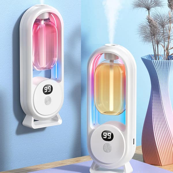 Automatisk Aromaterapi Diffuser, Automatisk Spray Diffuser, Toalettluftfräschare, Smart Aromaterapi Diffuser, Mini Luftfräschare & Luftfuktare