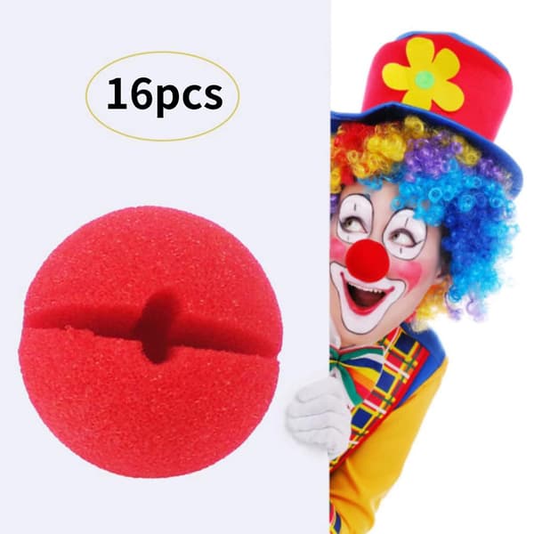 Red Nose Day 16-pack skumclownnäsor