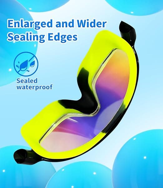 Simglasögon 2-pack Anti-Fog UV-skydd Poolvatten Barn Simglasögon för 3-15 år