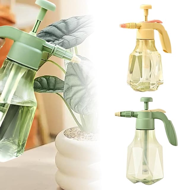 Justerbar Munstycke Tryckspruta – Handhållen Pump för Trädgård, Rengöring, Bilvård, Växter – Plastmister