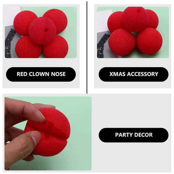 Red Nose Day 16-pack skumclownnäsor