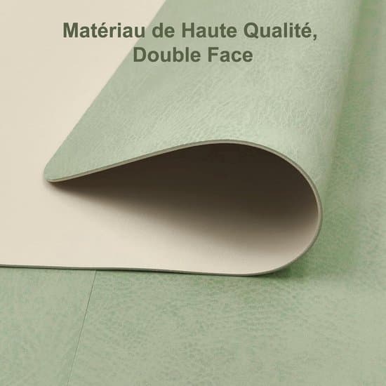 Tvättbart och halkfritt bordstablettset – vändbart – PVC-bordstabletter – 43 x 30 cm – set om 4