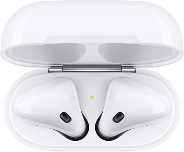 Kompatibel med AirPods (2:a generationen) – Trådlösa Bluetooth-hörlurar, Hög Kvalitet, Lång Batteritid, Vit