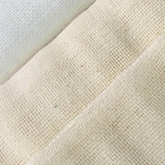 Ostduk / Muslin / Silduk - Bomull - Oblekt - 150 x 150 cm