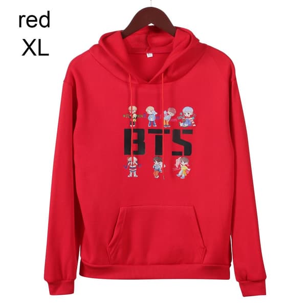 BTS Hettegensere HÃ¸sttrÃ¸yer RÃ–D rÃ¸d red XL