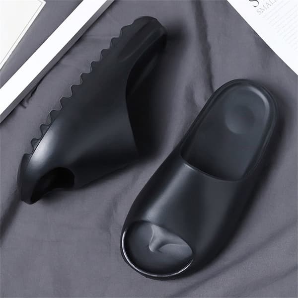 Pude Slides Sandaler Ultra-bløde hjemmesko sorte black 44-45