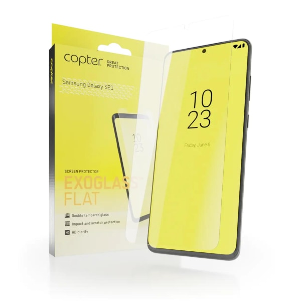 Copter Exoglass Samsung Galaxy S21 5G Skärmskydd Transparent
