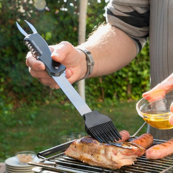 Multiverktyg Grill 5-i-1 Barbecue tool spatel, borste
