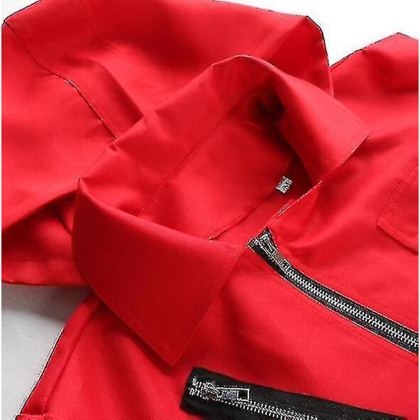 Halloween Cosplay a Casa De Papel kostume med maske W L
