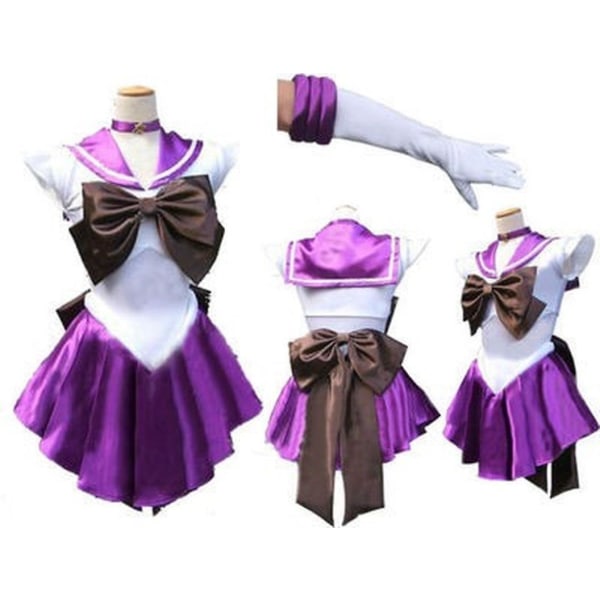 Anime Sailor Moon Cosplay Kostymer Anime Figur Klänning Vestido Halloween Kostymer För Kvinnor Kostym Peruk Loli Kläder Festuniform B XL Sailor Moon