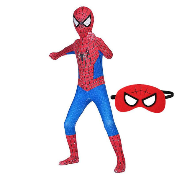 Halloween kostume cosplay spiderman strømpebukser børn cosplay sexet kostume tøj spiderman cosplay vestidos de fiesta W 08 120cm