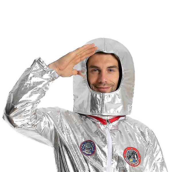 Stray Earth Rymddräkt Karnevalsfest Astronaut Cosplaydräkt Halloween Lekkostym H Adult hats one size