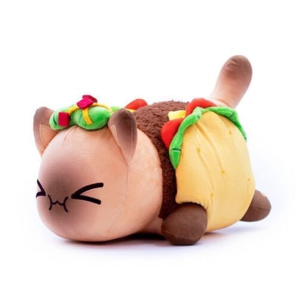 Meemeows Food Aphmau Cat Doll Fylld Toy Plysch Dolls Munk - Tucker