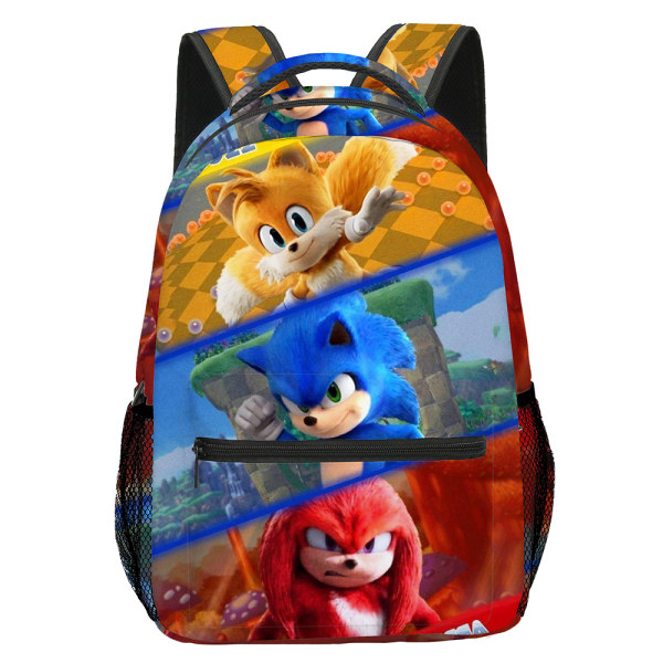 Sonic ryggsäck småbarn karaktär ryggsäck skolmatsäck k B