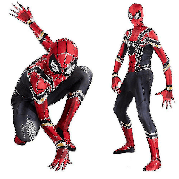 Spider-man Homecoming Iron Suit Superhjältedräkt Halloween _v XXL(140-150cm) one size