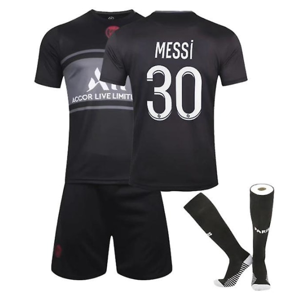 Fodboldsæt Fodboldtrøje Træningstrøje Messi M(170-175cm)