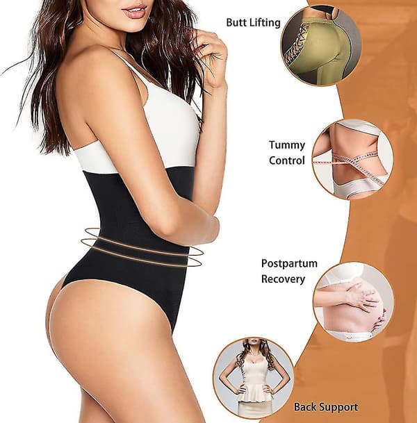 Midjetränare Dam Midjetränare Shapewear Stringtrosa Body Sömlös W