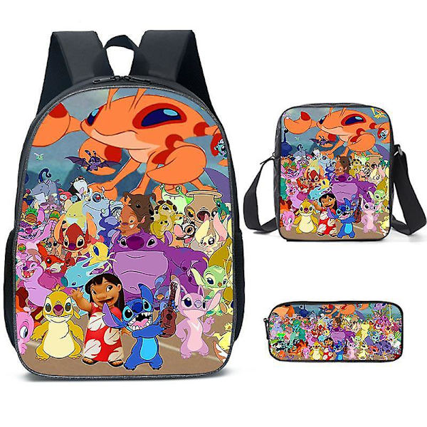 Stitch reppusetti koululaukku Y Style 16