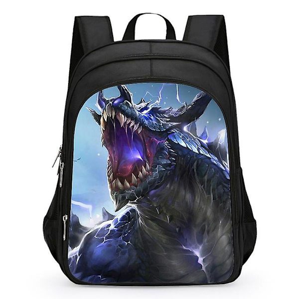 Godzilla Print chool Bag Kids Waterproof Backpack #1 Y 4 S