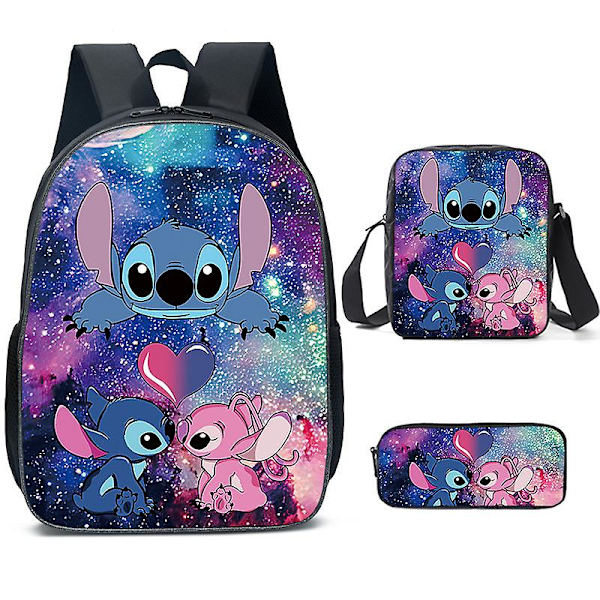 Stitch reppusetti koululaukku Y Style 3