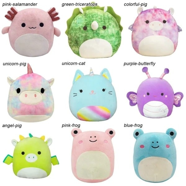 20-40cm Pehmolelu Salamanderi W Pink 30cm
