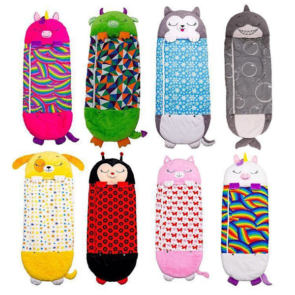 Ny sovepose for barn med tegneseriefigurer - Panda H whihte,black M(160cm*60cm)