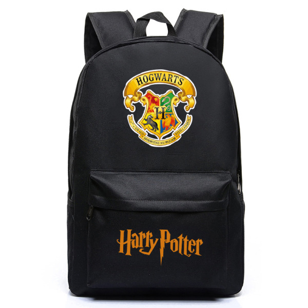 Harry Potter skolesekker rundt ryggsekk reise dataveske Y black