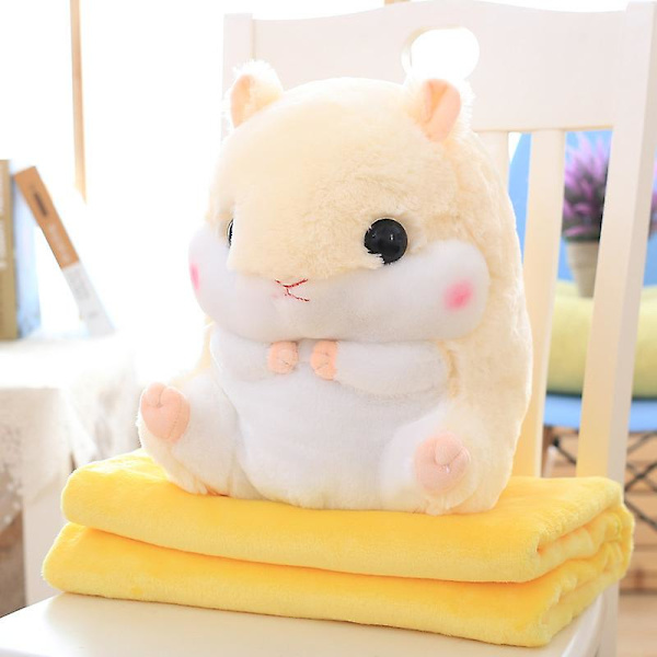 Söpö pehmo hamsteri täytetty eläin lelut xZ beige