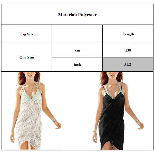 Naisten seksikäs bikinitakki, minihame, virkattu pitsi, mekko Green One