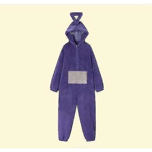 Unisex Teletubbies Kostymer Disi Onesies Lala Cosplay Pyjamas Vuxen Pyjamas Purple S