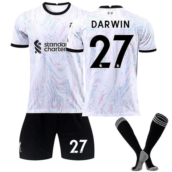 Darwin Nunez Jersey Liverpool 22/23 Kit til børn og unge V7 20 (110-120cm)