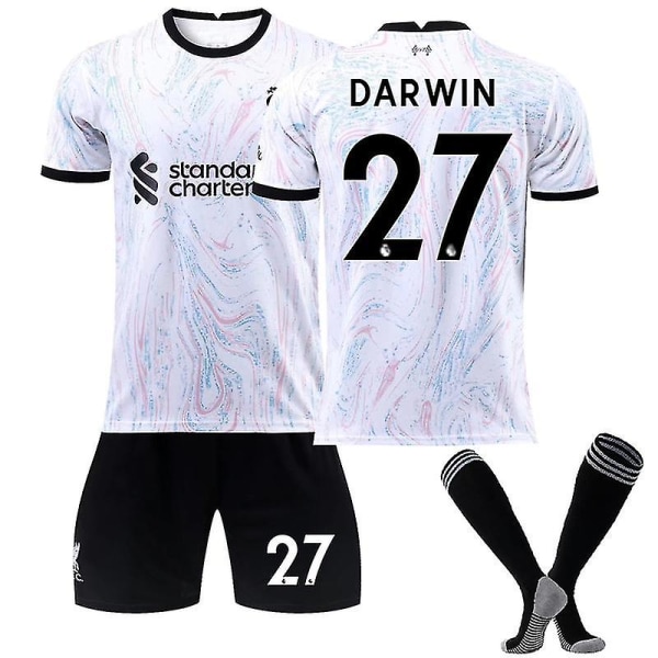 Darwin Nunez Jersey Liverpool 22/23 Kit til børn og unge V7 S (165-170cm)