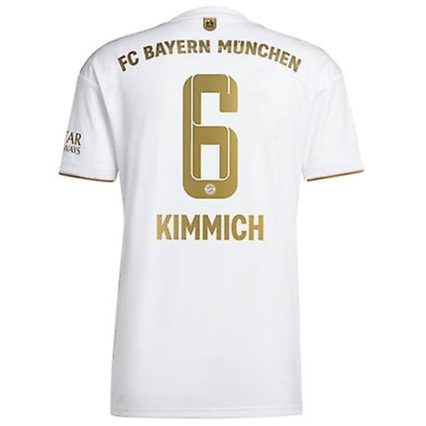 22-23 Kimmich No.6 Fc Bayern München Fodboldtrøje T-shirt Picture Color S