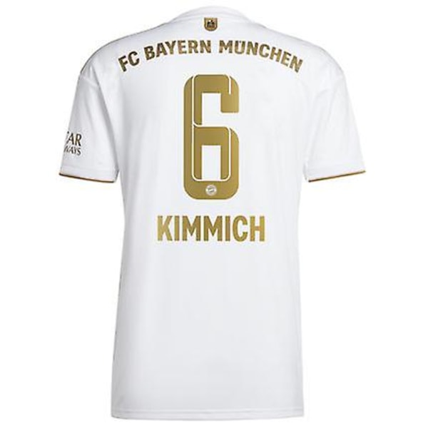 22-23 Kimmich No.6 Fc Bayern München Fotballdrakt T-skjorte Picture Color XL