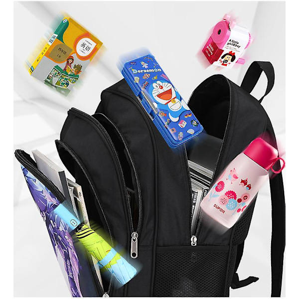Godzilla Print School Bag Kids Waterproof Backpack #1 Y 7 M