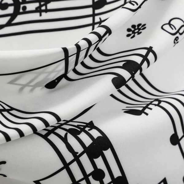 Kvinder Kjole Medium Kjole Stor vinge Musik symbol vinge Musik S