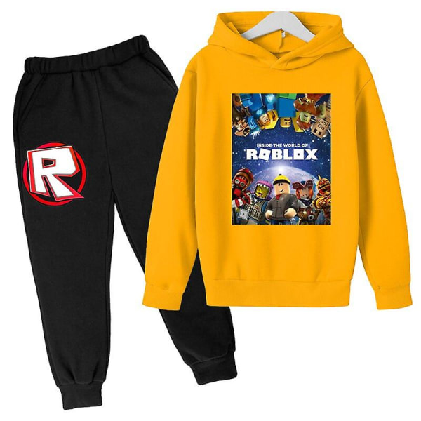 Set Robloxing Hoodie Pojkar Flickor Höst Vinter Sweatshirt Kläder Barn Långärmad Tecknad Casual Hoodie 4-14 år gammal Bild Färg7 W 140