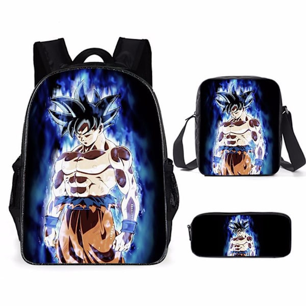 Pienet lapset Dragon Ball -reppusetti kotelolla Crossbody-laukut Koulureppu yz A