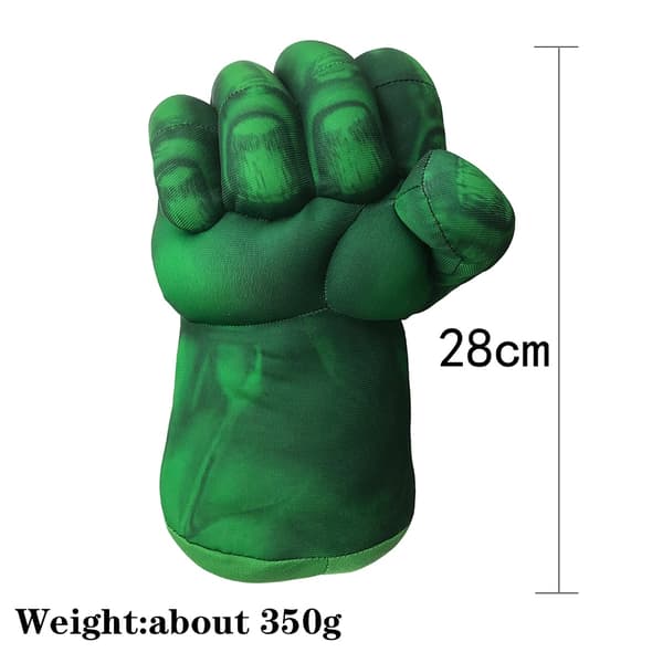 Marvel figur boxningshandskar Spiderman Superhero Cosplay Handskar zy H Red Hulk left hand