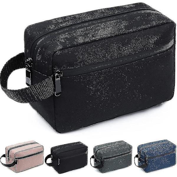 Resor Herr Toalettväska Kvinnor Kosmetisk Necessaire Case Vattentät Dam Sminkväska Beauty Wash Pouch Handväska-e W Style 3-Gray