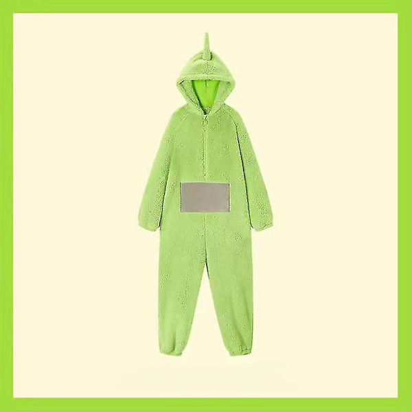 Unisex Teletubbies Kostymer Disi Onesies ala Cosplay Pyjamas Vuxen Pyjamas Djur Sovkläder Jumpsuit H L