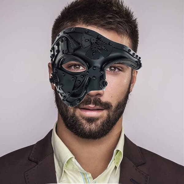 Metallirobottinaamio, Halloween-naamiaiset Silver