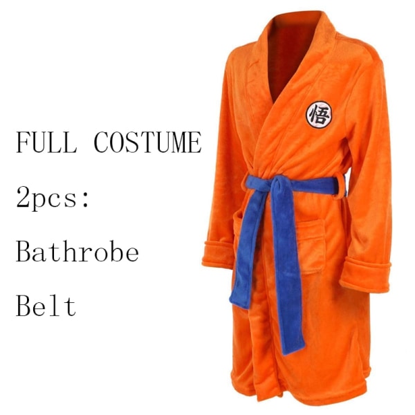 Cosplay Morgenkåbe Pyjamas Vinter Hold Varme Blød Morgenkåbe Y orange extra large