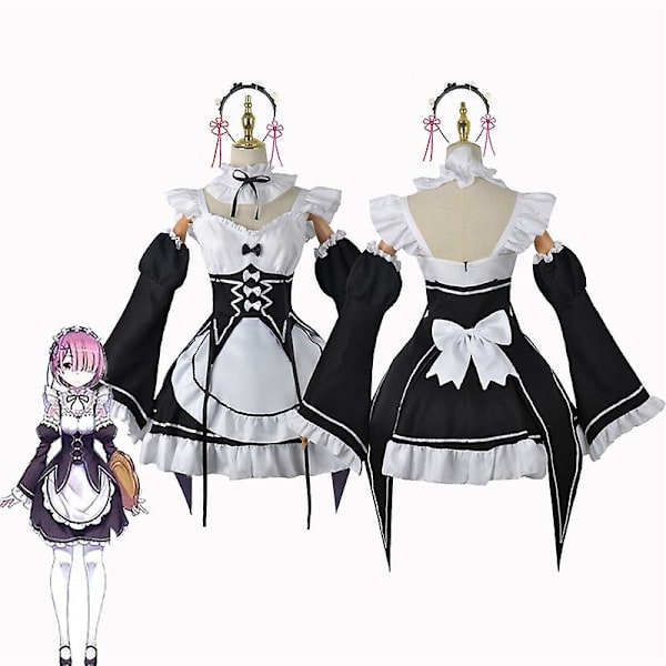 Från grunden, Life In Another World, Cosplay, Ramam Costume, Japanese Pseudo-maid Costume Only wigs A H Only wigs B