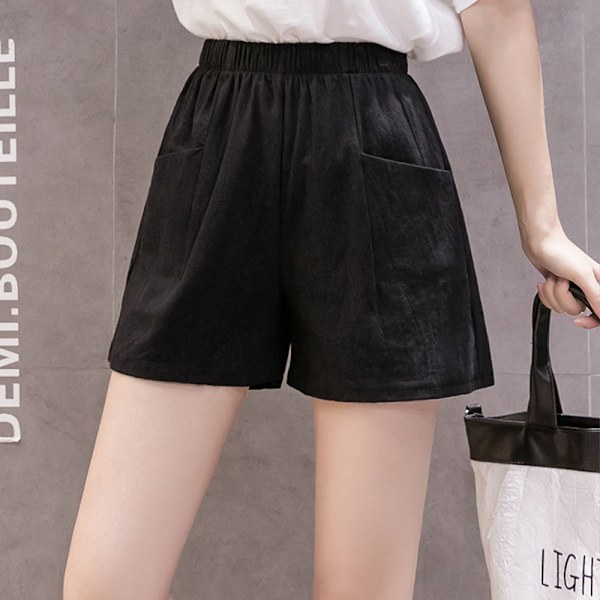 4st Casual Shorts för kvinnor Elastic Beach Summer Beach Short . L