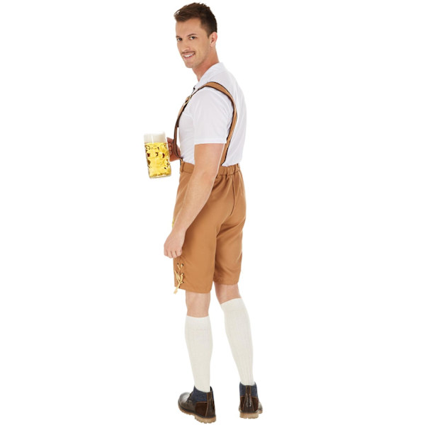 tectake Tyk folkdräkt för herrar Bavaria Beige S