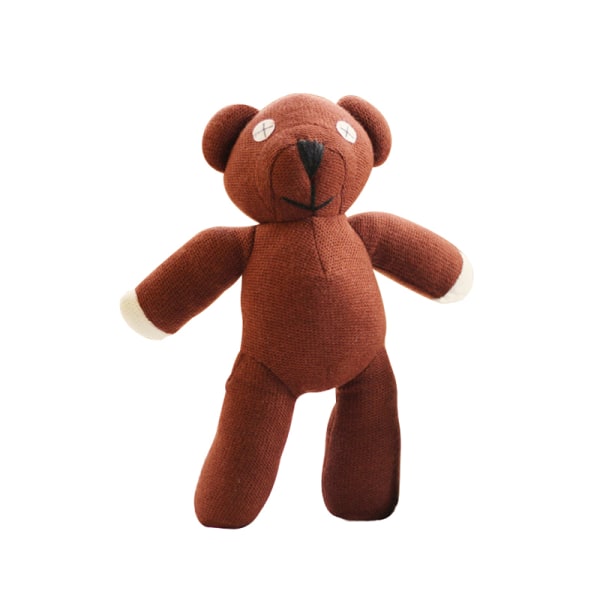 23 cm Mr Bean Teddybjørn Utstoppet plysjleketøy Myk figur Gjør 23cm